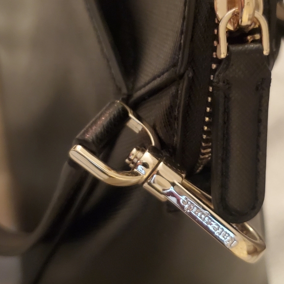 SOLD - Kate Spade New York Louise Small Dome Satchel Crossbody Black - Picture 4 of 11